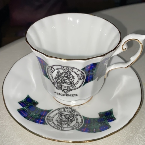 MACKENZIE Teacup and Saucer, Elizabethan Teacup, Scottish Teacups - Picture 2 of 8